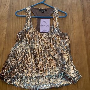 Forever 21 Sequin Tank Top